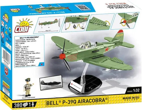 Vista 2 de COBI Colección histórica WWII Bell® P-39Q AIRACOBRA® Aircraft