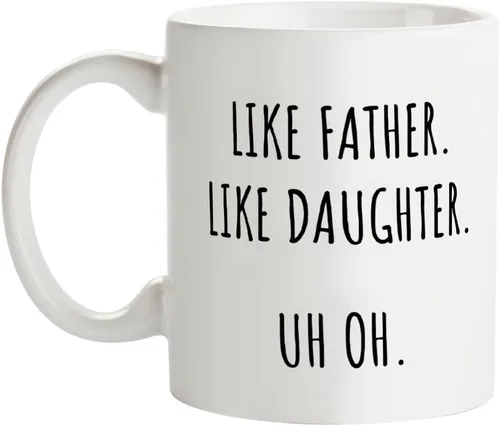 Vista 8 de Fatbaby Taza de café divertida para papá, cumpleaños humorístico, Día del Padre, Acción de Gracias, Navidad, regalos para papá, no tienes niños