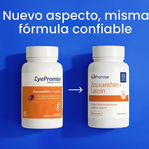 Vista 2 de EyePromise: Zeaxantina + Vitamina del ojo de luteína - Protege y mejora la salud macular