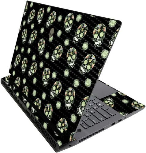 Vista 52 de MightySkins - Skin brillante con purpurina para Alienware M17 R3 (2020) y M17 R4 (2021) - Diversión de los años 90 Acabado duradero con purpurina