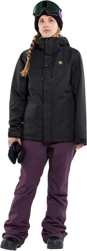 Vista 5 de Volcom Chaqueta con capucha para mujer, con aislamiento, snowboard, esquí, invierno