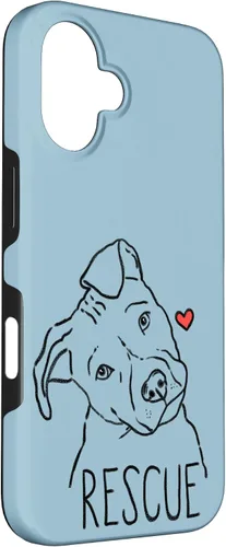 Vista 3 de iPhone 16 Rescue Dog, Pitbull, Rescue Mom, Adopt Don't Shop, Pittie Case