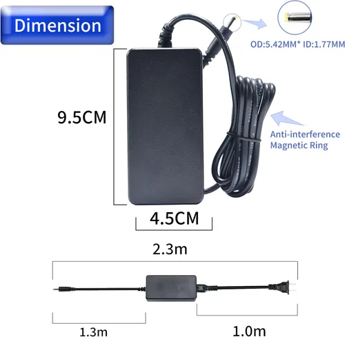 Vista 5 de DSTE Adaptador de fuente de alimentación de CA y kit de cargador de batería ficticia Reemplazo de batería NP-W126 NP-W126S compatible con Fujifilm