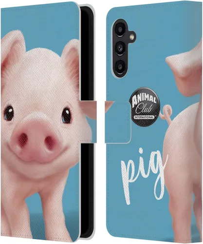 Vista 12 de Head Case Designs Officially Licensed Animal Club International Bat Faces Leather Wallet Case Compatible with Samsung Galaxy A13 5G (2021)
