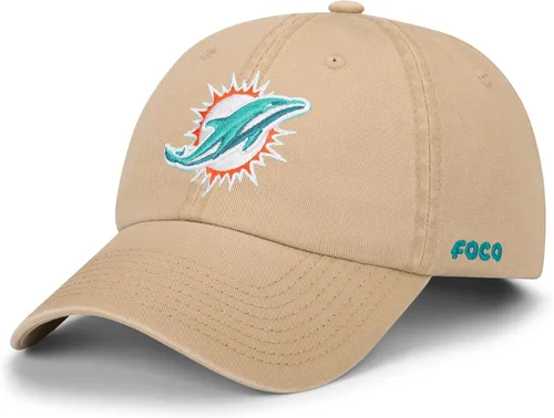 Vista 11 de FOCO NFL Mens NFL Team Logo Khaki Casual Hat Caps