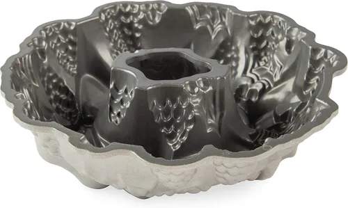 Vista 2 de Nordic Ware Molde Bundt Platinum de Corona Navideña