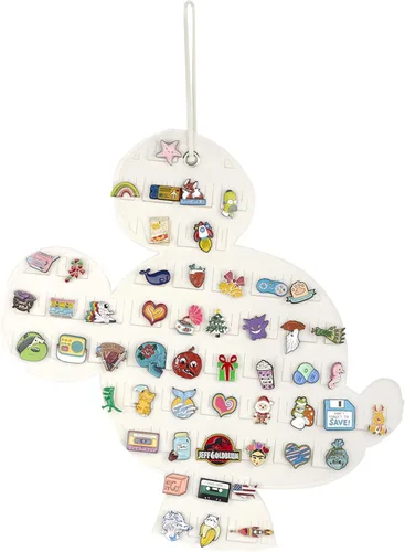 Vista 9 de Organizador Colgante de Broches Exhibidor de Alfileres Esmaltados Exhibidor de Broches Linda Forma de Dibujos Animados Soporte de Almacenamiento
