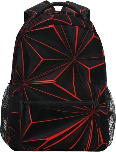 Vista 16 de ALAZA Moon & Star Alchemy Magical - Mochila grande personalizada para laptop, iPad, tableta, mochila escolar de viaje con múltiples bolsillos
