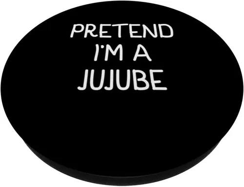 Vista 2 de Pretender soy una azufaifa para fiesta de disfraces de Halloween divertido PopSockets estándar PopGrip
