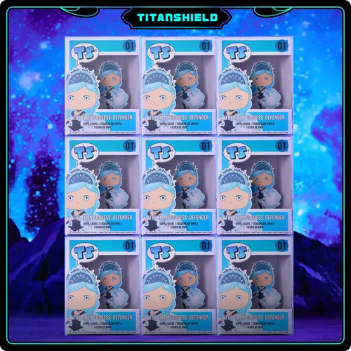 Vista 5 de TitanShield Funda protectora de platino de 0.020 in resistente a los rayos UV y a los arañazos, compatible con Funko, figuras de vinilo de 4