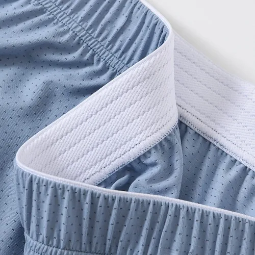 Vista 5 de Pantalones cortos de correr de malla para hombre con abertura lateral