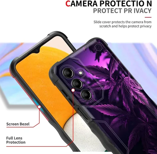Vista 1036 de Funda para Galaxy A14 5G, [Doble Capa][Protección contra Caídas de Grado Militar de 10 Pies] [Antideslizante] Funda Resistente a Prueba de Golpes