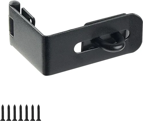 Vista 11 de Pestillo de puerta con cerrojo, cerrojo de puerta de 90 grados de acero inoxidable sólido 304 para archivo, cerrojo de puerta de cobertizo extra