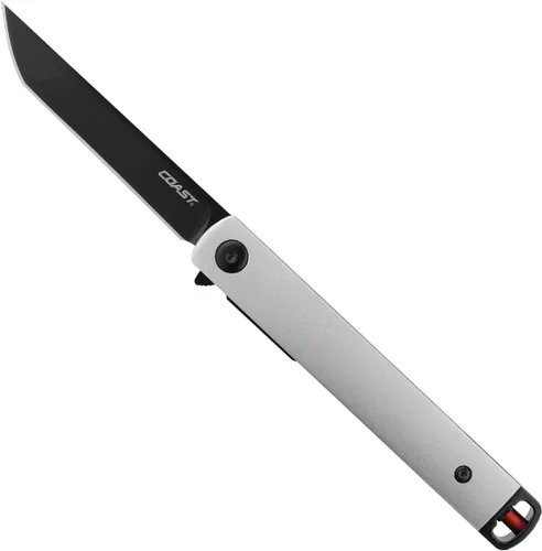 Vista 8 de Coast Founder's Collection SELECT Cuchillo plegable de bolsillo para llevar todos los días del caballero, hoja Tanto