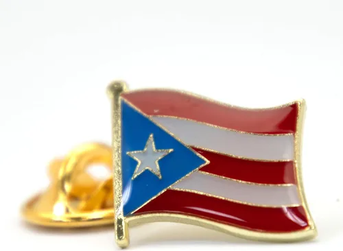 Vista 5 de Parche de bandera de Puerto Rico pequeño de Armycrew + insignias coleccionables Pines de Puerto Rico, Bandera Nacional de Puerto Rico NO.077A