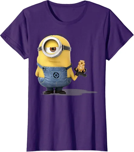 Vista 11 de Camiseta Despicable Me Minions Holding A Ginger Bread Minion Retrato Pequeña