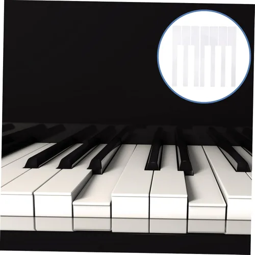 Vista 2 de VICASKY Teclas de piano profesionales de plástico para accesorios de piano