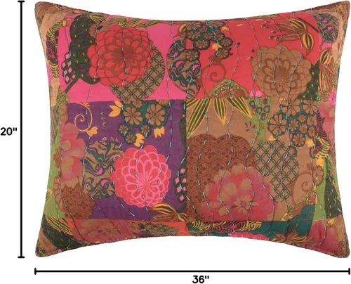 Vista 5 de Greenland Home Fashions Jewel Sham, King, multicolor