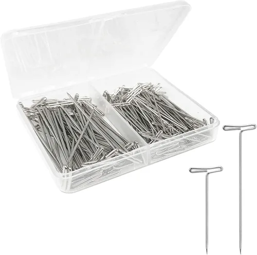 Vista 9 de Benvo 250 alfileres de costura con cabeza de perlas de plástico, alfileres rectos para acolchar de 1.496 in, cabezales de bolas multicolor con caja