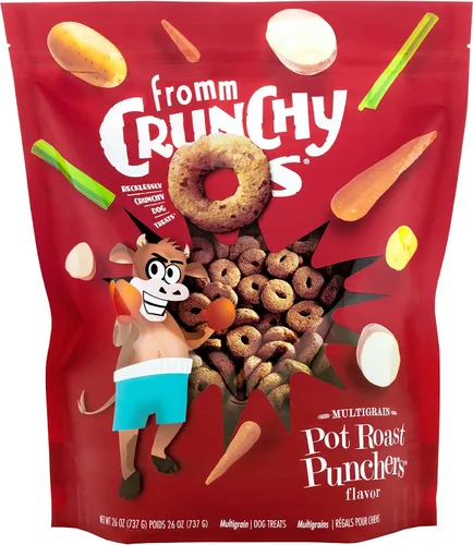 Vista 20 de Fromm Crunchy Os Bacon Blasters - Golosinas para perros con sabor a tocino, golosinas crujientes prémium para perros, receta de tocino, 6 onzas