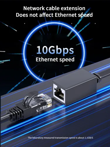 Vista 4 de Paquete de 2 cables de extensión Ethernet Cat7 de ángulo recto planos de 15cm/6 pulgadas, ángulo recto hacia arriba de 90 grados, cable de conexión
