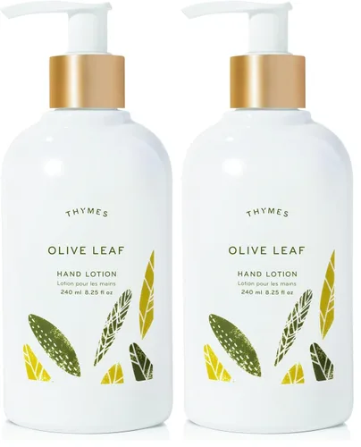Vista 4 de Thymes Loción para manos con bomba plateada - 8.25 Fl Oz - Aqua Corallina