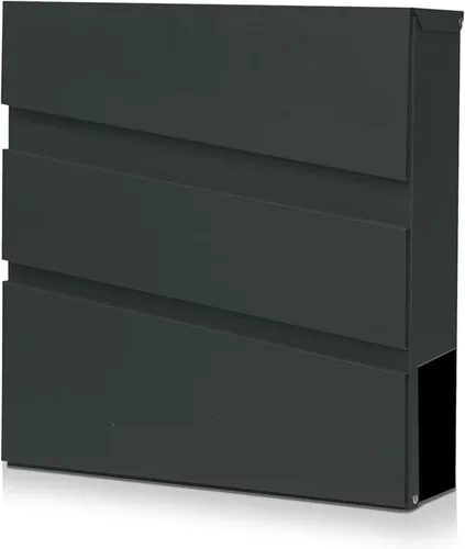 Vista 8 de Buzón de Pared con Cerradura y Llaves, Buzón de Seguridad con Llavero para Exterior de la Casa, Buzón de Correo con Cerradura, Buzón de Metal