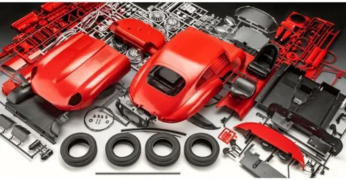 Vista 6 de Revell 07717 Jaguar E-Type 1:8 Kit de modelo de plástico sin construir/sin pintar