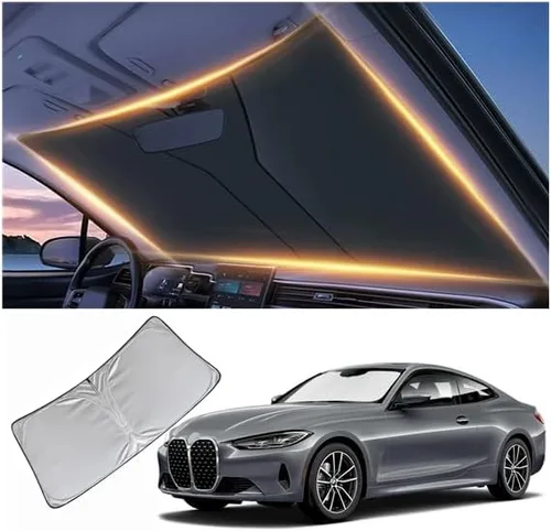 Vista 46 de Parasol para parabrisas para BMW X1 E84 para ventana delantera 2016-2024 2025 2026 X1 E84, protector de parabrisas para automóvil, accesorios