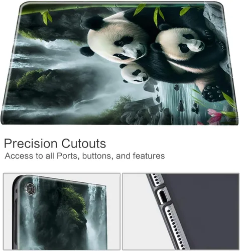 Vista 103 de Funda para tablet Fire 7 (12ª generación, versión 2022), delgada, a prueba de golpes, delgada, de piel sintética, con función de apagado/encendido