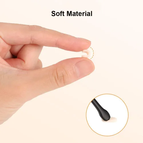 Vista 3 de Almohadillas de nariz de espuma suave para gafas, autoadhesivas, antideslizantes, para gafas de marco de plástico, lentes de sol, 12 pares