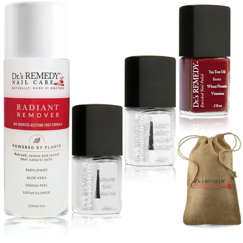 Vista 8 de Dr.'s Remedy Juego de 4 esmaltes de uñas enriquecidos BLUSHING Bride Collection