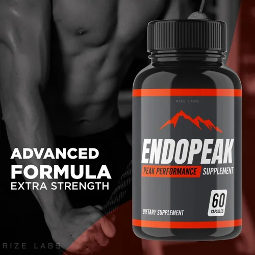 Vista 3 de rize labs - Cápsulas Endopeak Performance para hombres, máxima fuerza, suplemento vegano ultra puro sin OMG, fórmula avanzada (60 cápsulas)