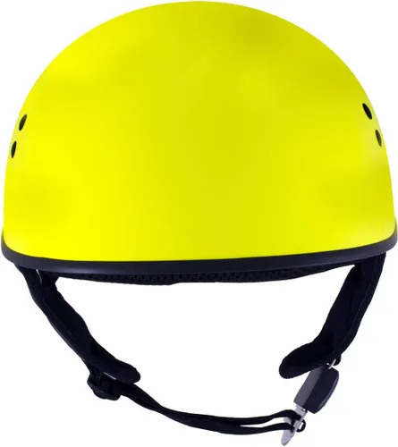 Vista 4 de Milwaukee Helmets T68 'The O.G.' Hi-Vis - Casco para motocicleta, color amarillo neón, aprobado por DOT, para hombres y mujeres
