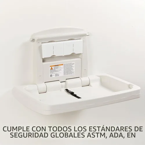Vista 7 de Rubbermaid Commercial cambiador de bebés horizontal, 1