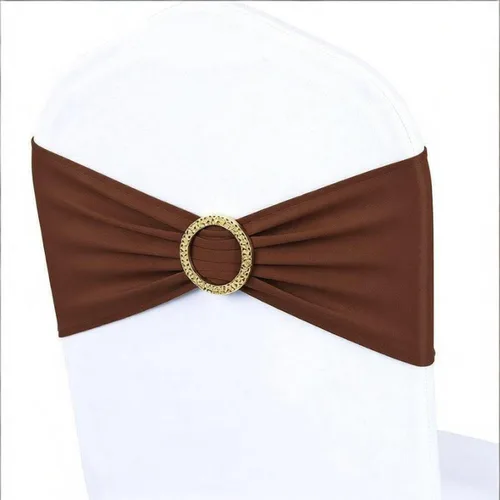 Vista 7 de Paquete de 50 bandas para sillas color verde salvia, bandas elásticas para sillas deslizantes, lazos para bodas, fiestas, baby shower, eventos