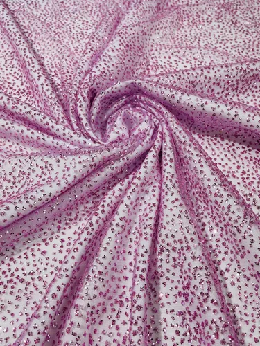 Vista 7 de New Creations Fabric & Foam Inc, brillo de tela con purpurina de tul grueso/brillo de tul para vestidos/tela de purpurina de malla/tela de Negro