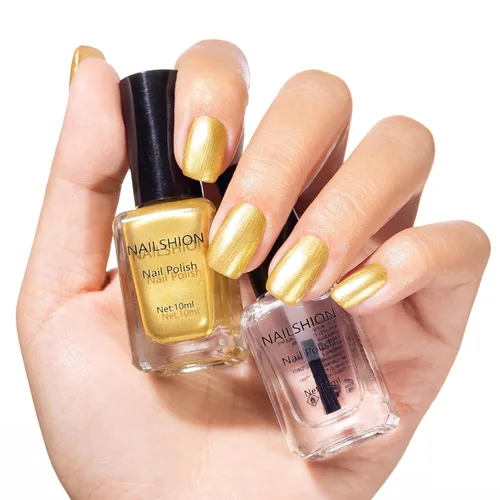 Vista 15 de Capa base y capa superior, esmalte de uñas regular transparente, rico en calcio VE secado rápido al aire fortalecimiento de uñas, sin gel, 2 piezas
