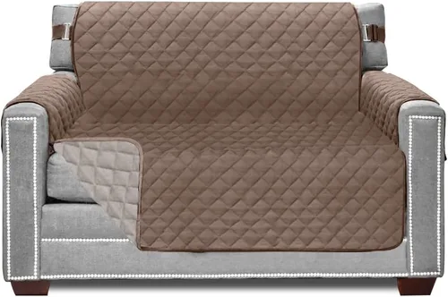 Vista 37 de Sofa Shield - Funda para sofá Loveseat con correa patentada, protector de cojín, funda reversible diseñada en EE. UU. resistente a manchas