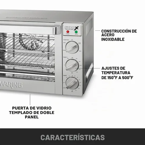 Vista 4 de Waring Horno de convección con capacidad de sartén de tamaño medio