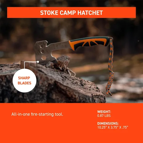 Vista 3 de S.O.L. Survive Outdoors Longer Equipo de camping SOL Stoke Camp Hacha
