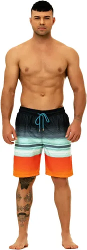 Vista 2 de KAILUA SURF - Traje de baño para hombres grandes y altos, 9 pulgadas