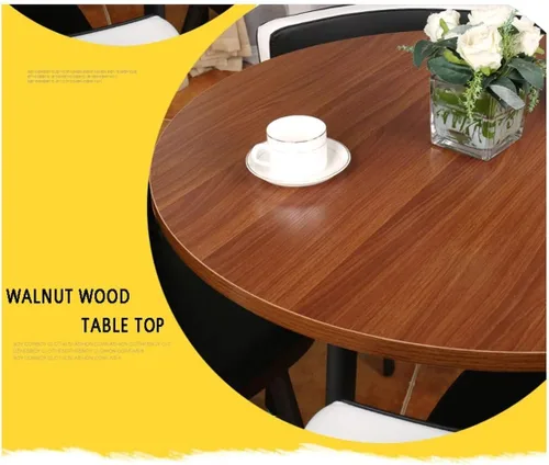 Vista 2 de Juego de mesa y silla de oficina, mesa de centro de conferencias de 35.4 in, juego de mesa y silla de ocio moderna para el hogar, sala de estar Azul