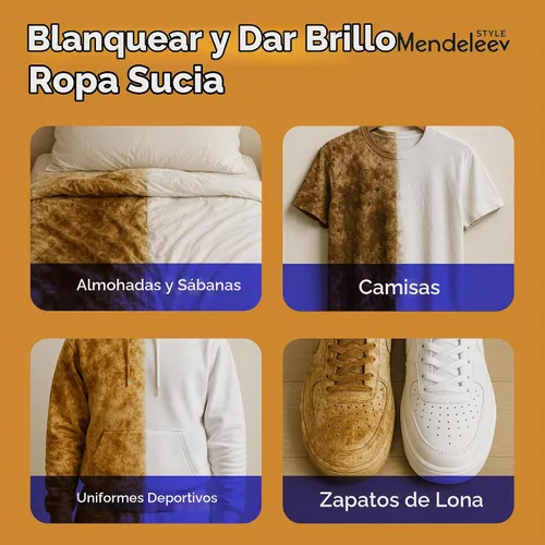 Vista 6 de Blanqueador y oxígeno de percarbonato de sodio de 2.5 libras, potenciador y limpiador de ropa