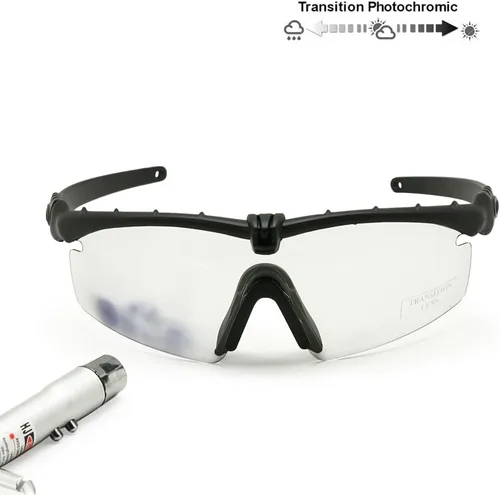 Vista 4 de EnzoDate Polarized Army Sunglasses Military Ballistic Men Frame 34 Lens Combat War Game Auto