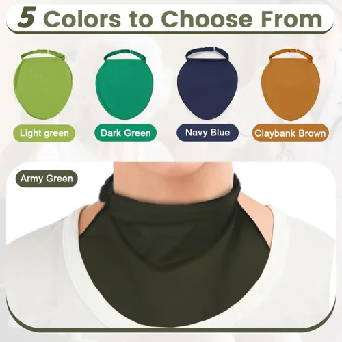 Vista 7 de Cubierta de traqueotomía, protector de estoma de cuello suave para pacientes con traqueotomía, transpirable y lavable, protección contra el polvo