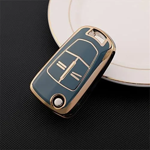 Vista 6 de TPU 2Button Flip Key Case Cover para Opel Astra J Corsa D Insignia Vectra C Zafira L778