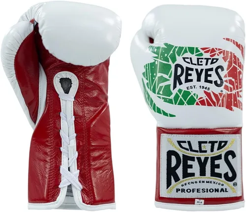 Vista 13 de CLETO REYES Guantes de boxeo de competición profesional para hombres y mujeres, cuero y crin de caballo, MMA, Kickboxing, Muay Thai, con cordones