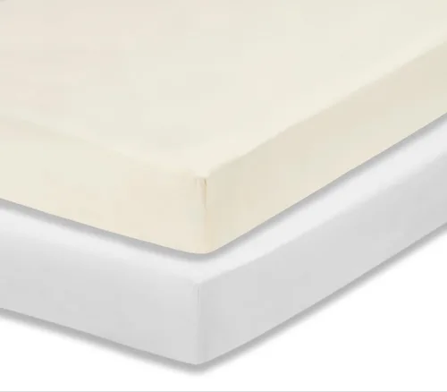 Vista 14 de Everyday Kids Paquete de 2 Sábanas Bajeras para Cuna para Niña, 100% Sábana de Bebé de Microfibra Suave y Transpirable, Se Adapta a Colchones