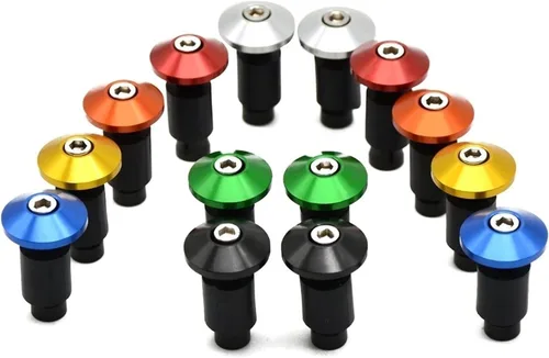 Vista 5 de Tapones de empuñadura de motocicleta para Kawasaki KX KLX KFX KDX 65 80 85 125 250 250 450 450 150 F/R/S Accesorios de motocicleta 0.866 in 7/8